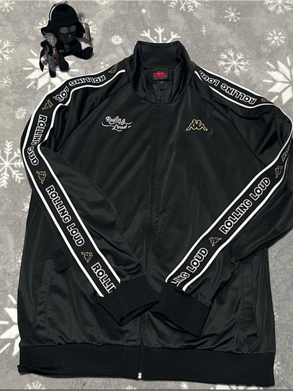 Kappa Black Rolling Loud Logo Track Jacket